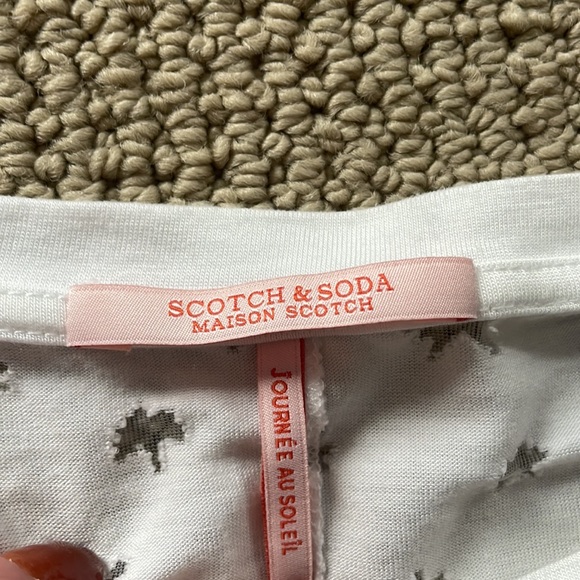 Scotch & Soda Palm Tree Cutout Short Sleeve - Picture 3 of 4